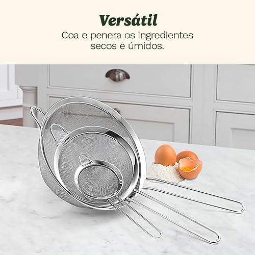 Miniatura 4 de Cuisinart CTG-00-3MS - Juego de 3 coladores finos de malla 1 acero inoxidable