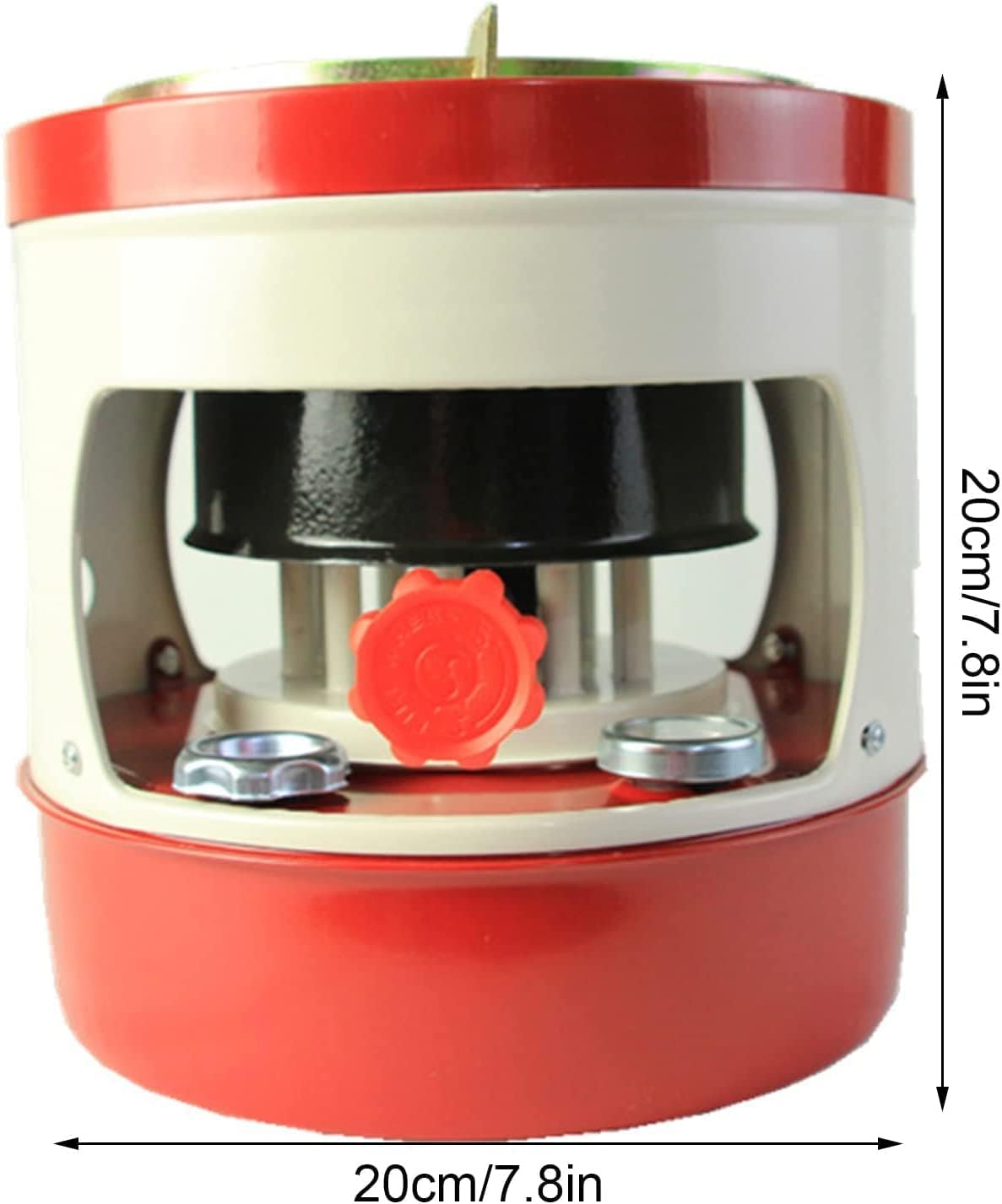 Kerosene Heater, Kerosene Camping Stove, 4.6L Portable Household Heater Stove Burner for Indoor Outdoor, Terrace, Deck, Heating and Barbecue Cooking Light Kerosene Stove (Enamel Nostalgic)