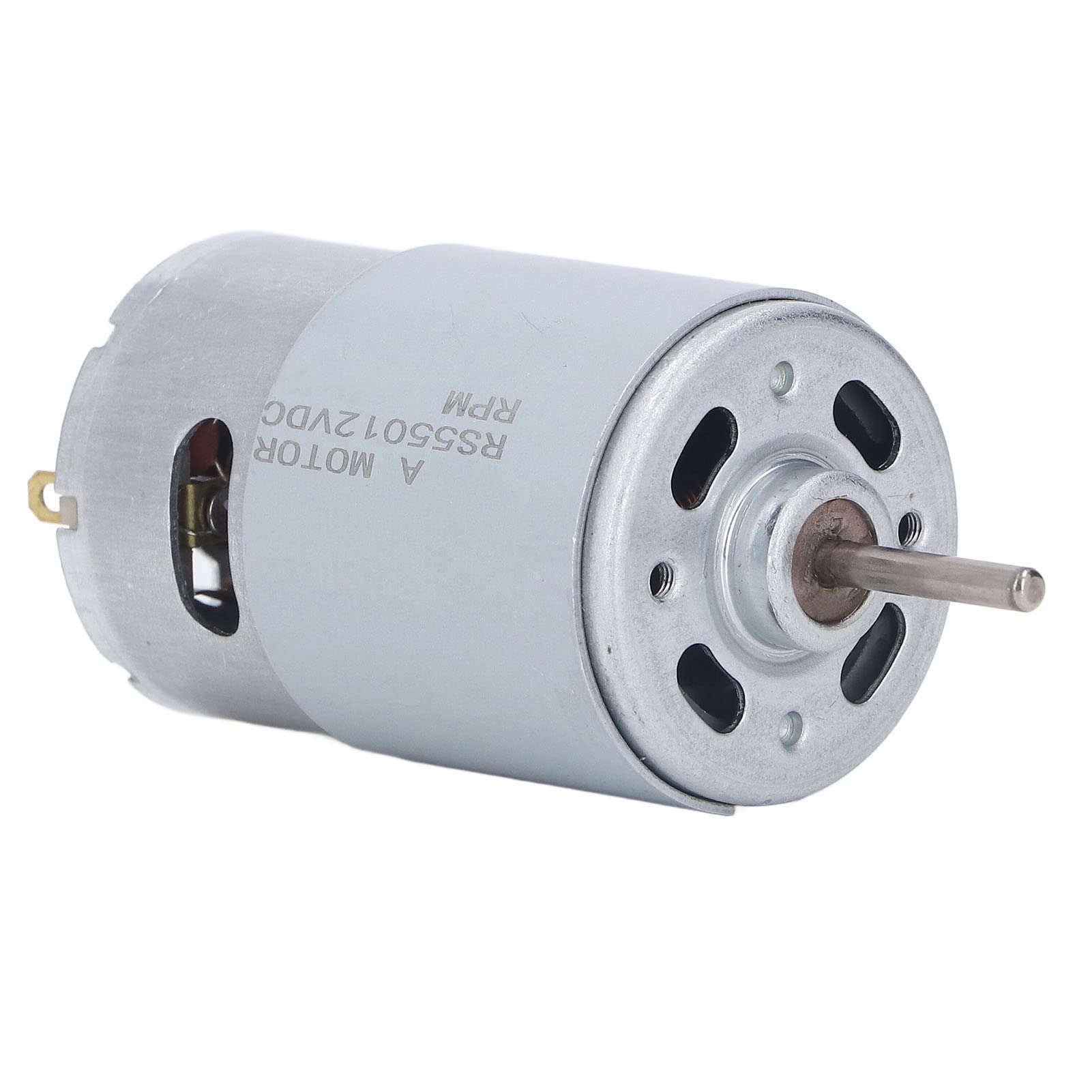 Spacnana Stainless Steel Body Large Torsion 19 Gear Motor for with Electric Vehicle DC12V Brushed Engine, Quick Speed (15000RPM) - Image 4