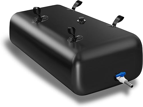 Miniatura 25 de Tanque de vejiga de agua de 400 L/100 galones, contenedor de almacenamiento de agua portátil plegable, bolsa de agua de emergencia para RV, cama