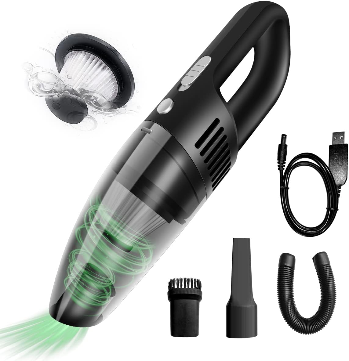 Hiteblaz Handheld Vacuum Cordless, Hand Held Hoover Cordless with 7000Pa Powerful Suction