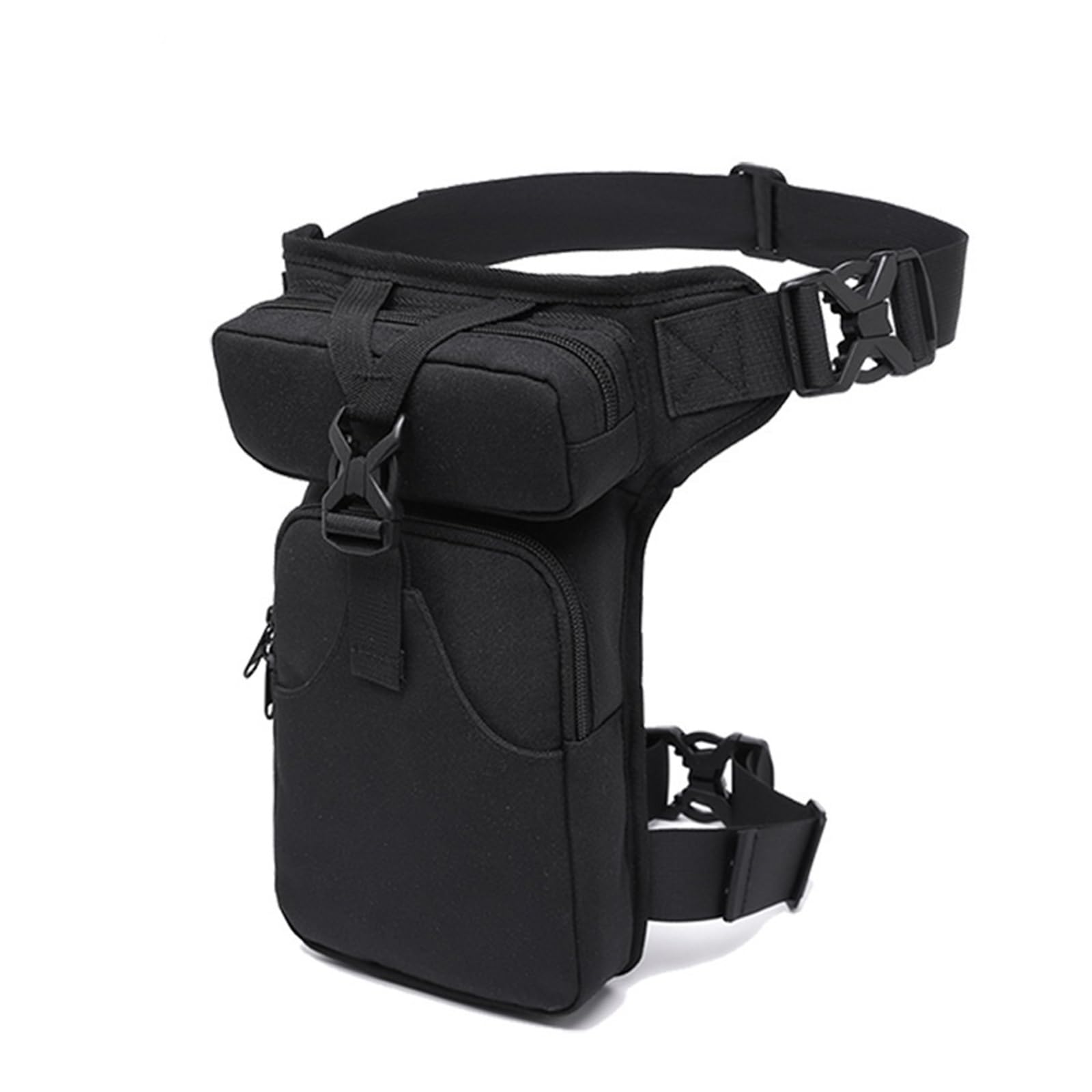 Sacoche De Jambe De Moto D'extérieur, Grande Capacité, Bandoulière Multifonctionnelle, Sac Banane Étanche(2)