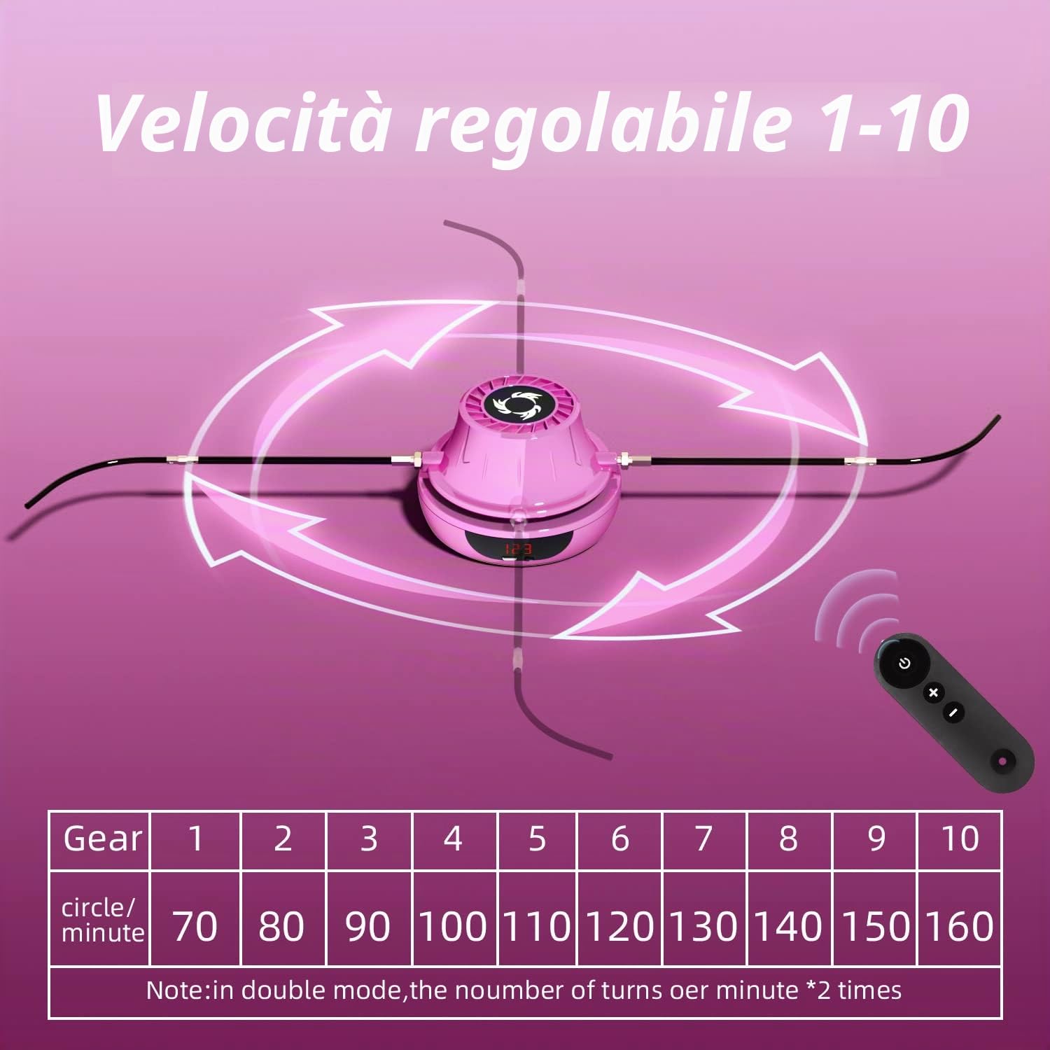 LEJIEYIN Corda da Salto Ricaricabile Corda da Salto Allenamento con Multi Utenti insieme Livello di Velocità Regolabile da 1 a 10 con Controllo Remoto Macchina Salta Corda Contatore Adatto per