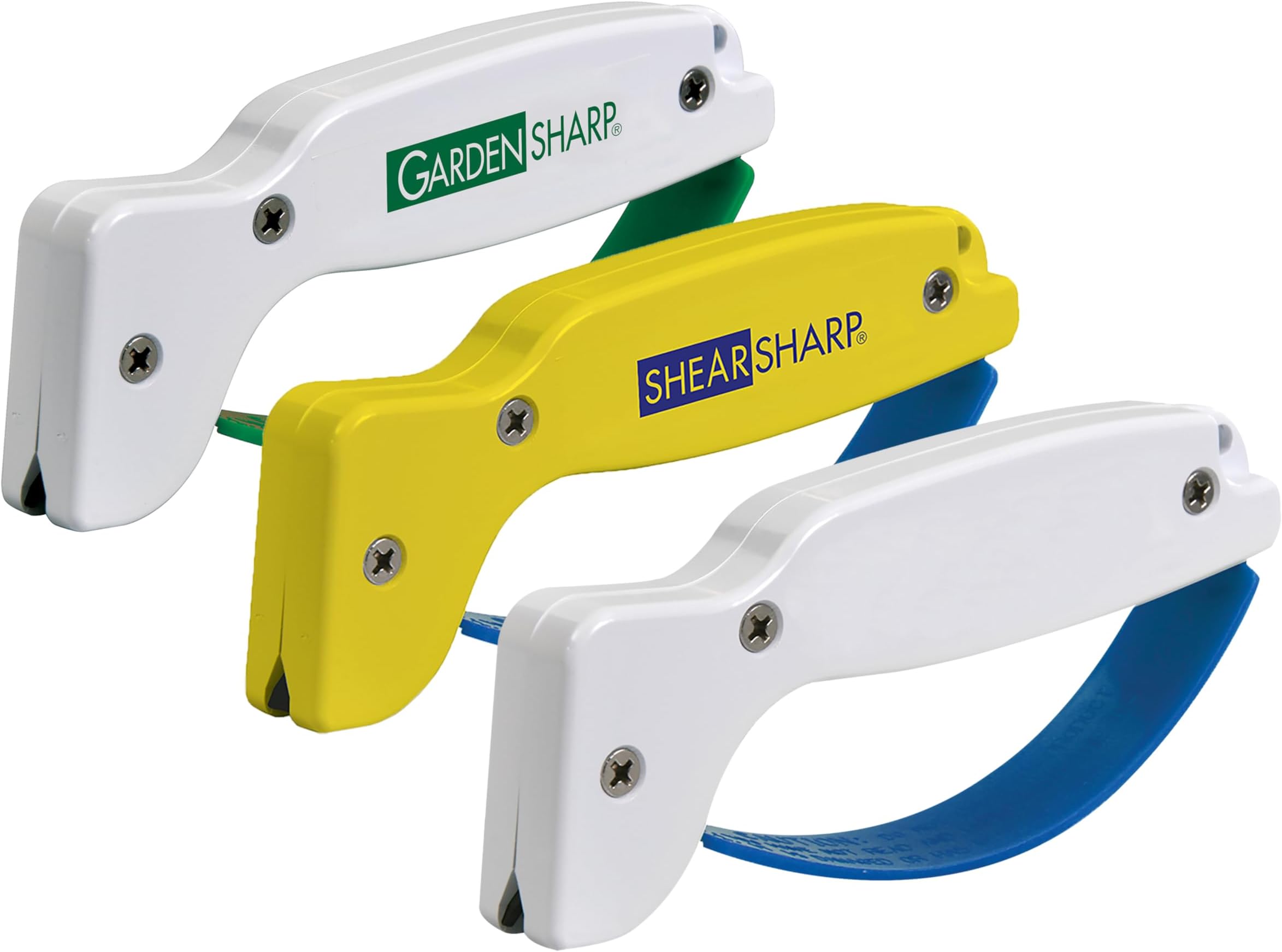 AccuSharp Multi-Pack Hand-Held Carbide Blade Sharpener, Knife, Garden Tool and Scissor Sharpener, Restores, Repairs & Hones Blades & Edges, 3-Pack