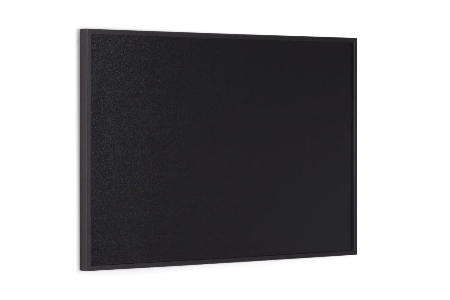 Bi-Office New Basic - Pizarra de tiza con marco negro, 885 x 585 mm