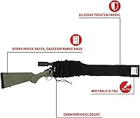 Vista 6 de Allen Company 52" Gun Sock with Writeable ID Label, 52" Rifles with Scopes & Shotguns