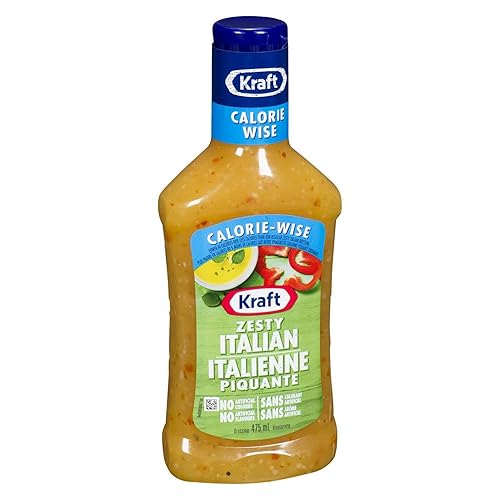 Miniatura 2 de Kraft Zesty Italiano apósito sabio, calorías sabio, 16.1fl oz16oz importado de Canadá
