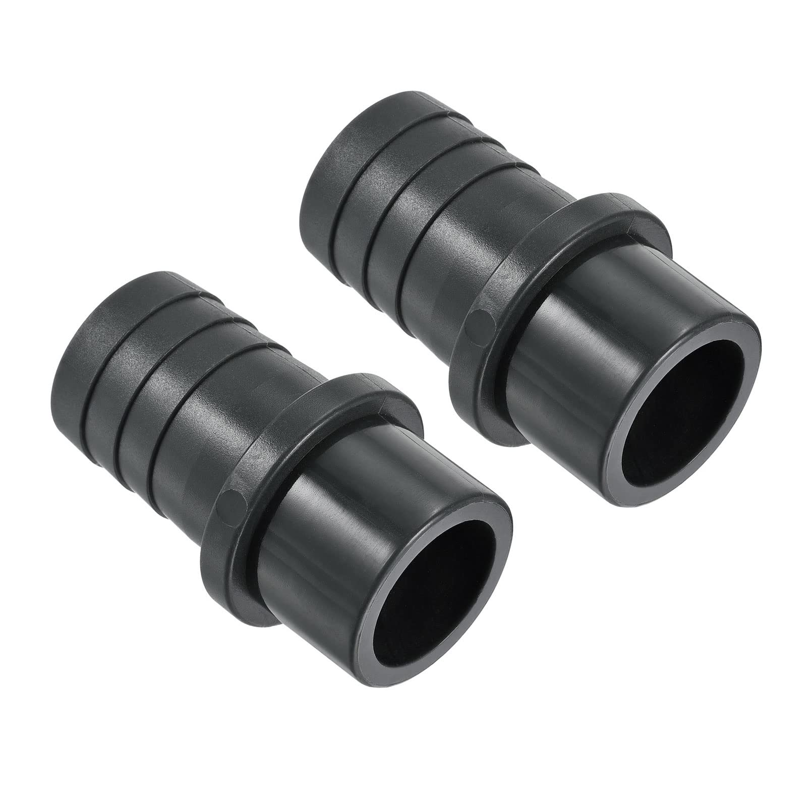 M METERXITY 2 Pack PVC Pipe Fitting, Water Tube Connector, 30mm Barb Straight Pipe Joint