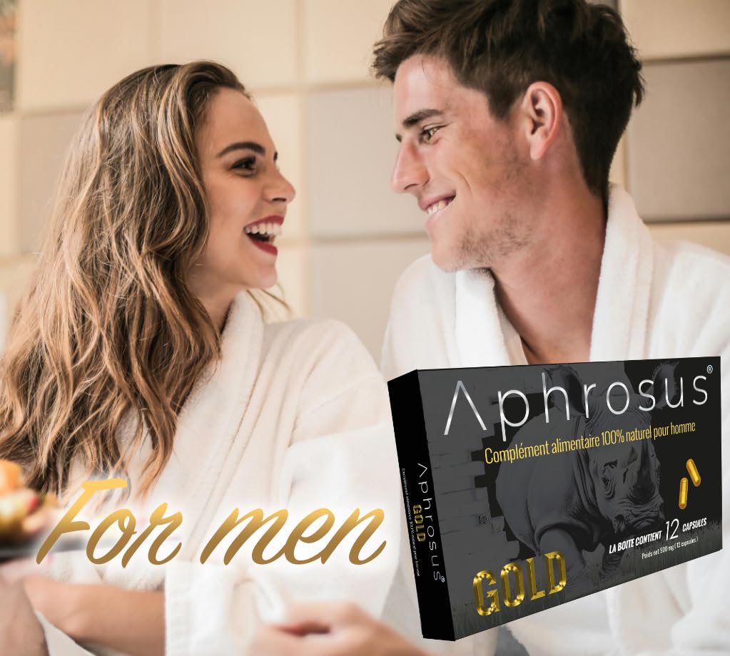 Gold-Complément alimentaire pour hommes à base de ginseng et Ginkgo- Effet super puissant et prolongé -blister 12 gélules