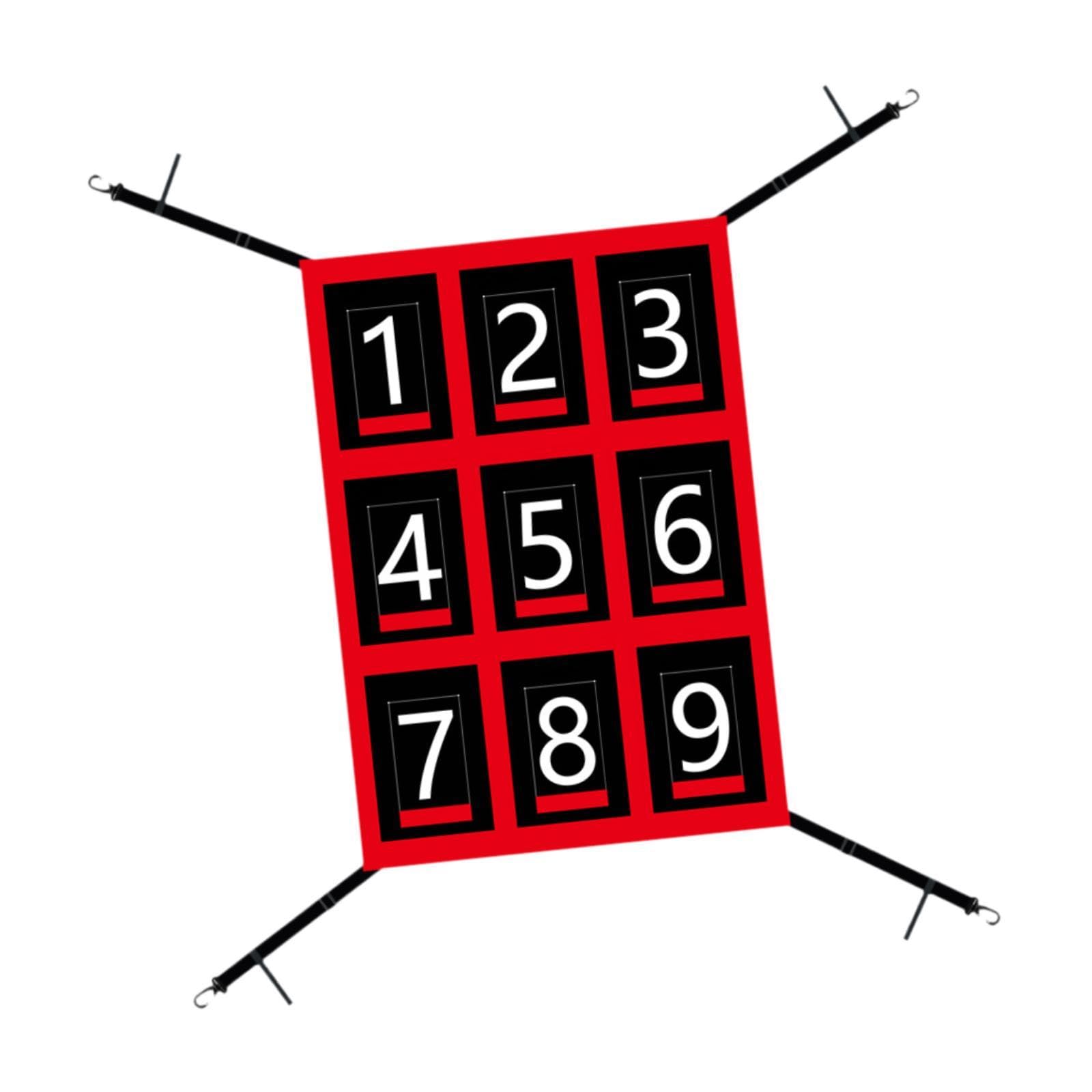 Colaxi Baseball Strike Zone Target Numbered Pitching Target Practice Target for Pitching Net