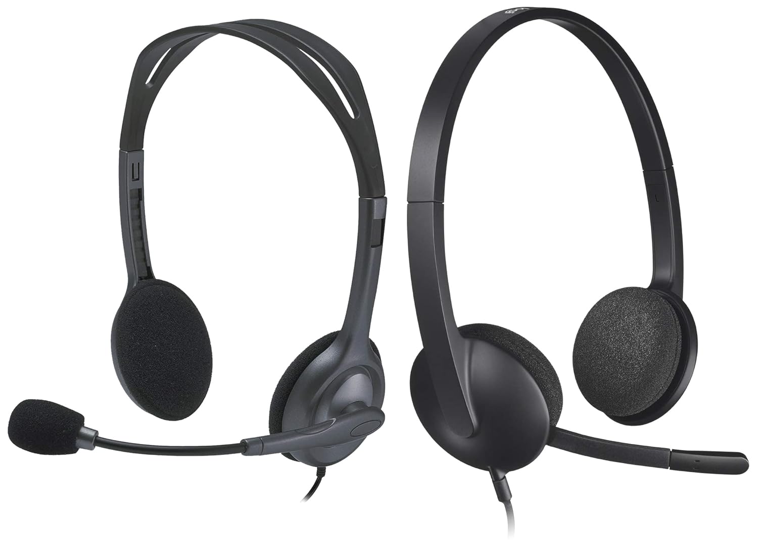 Amazon.in Buy Logitech H340 Stereo Wired On Ear Headphones with mic USB, PC/Mac/Laptop Black