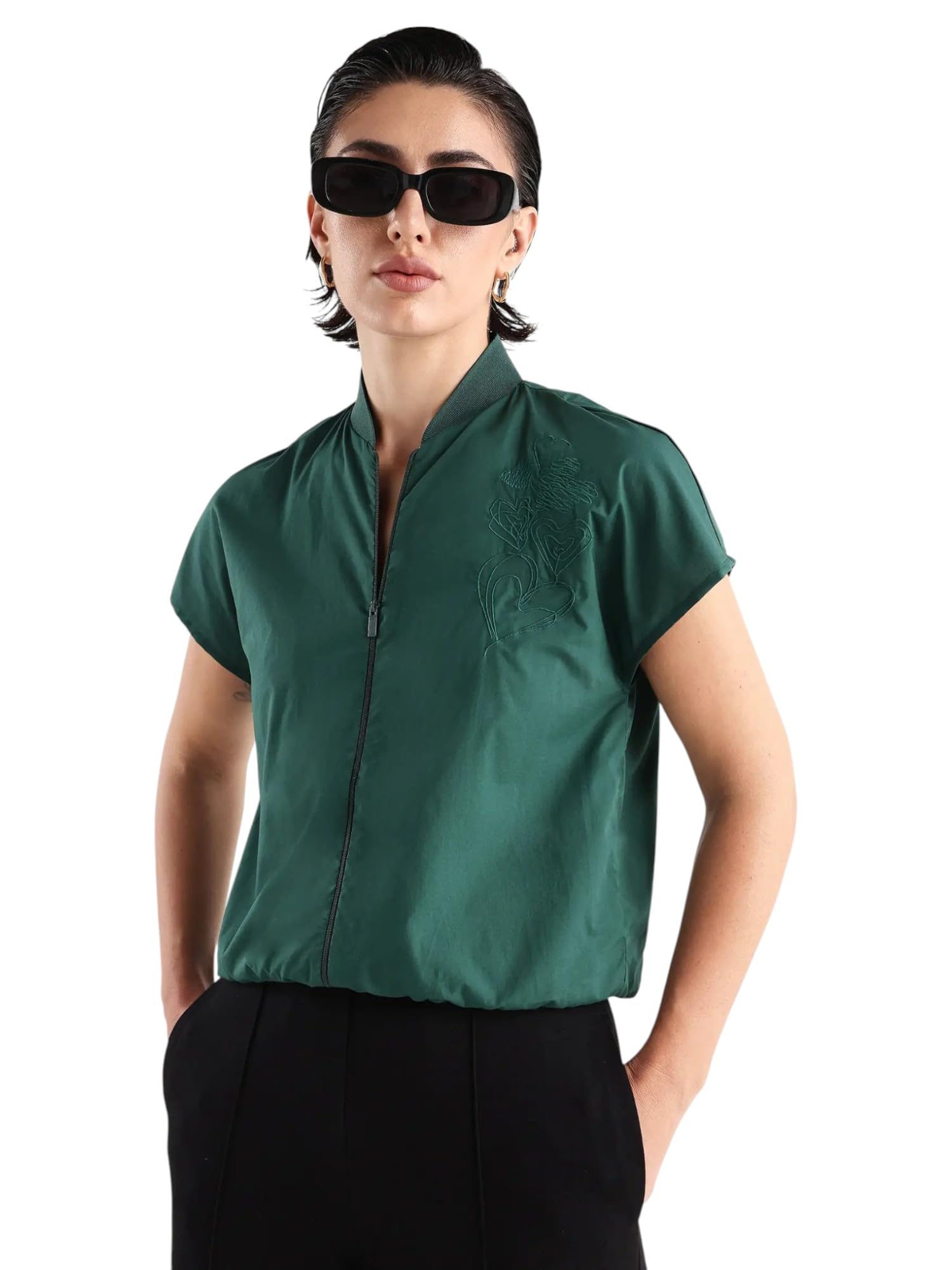 rareism Regular FIT Embroidered TOP-picture-47
