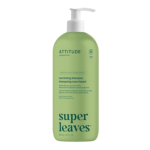 Miniatura 1 de ATTITUDE Champú nutritivo para el cabello, verificado por EWG, para cabello seco y dañado, ingredientes derivados naturalmente, vegano y a base de