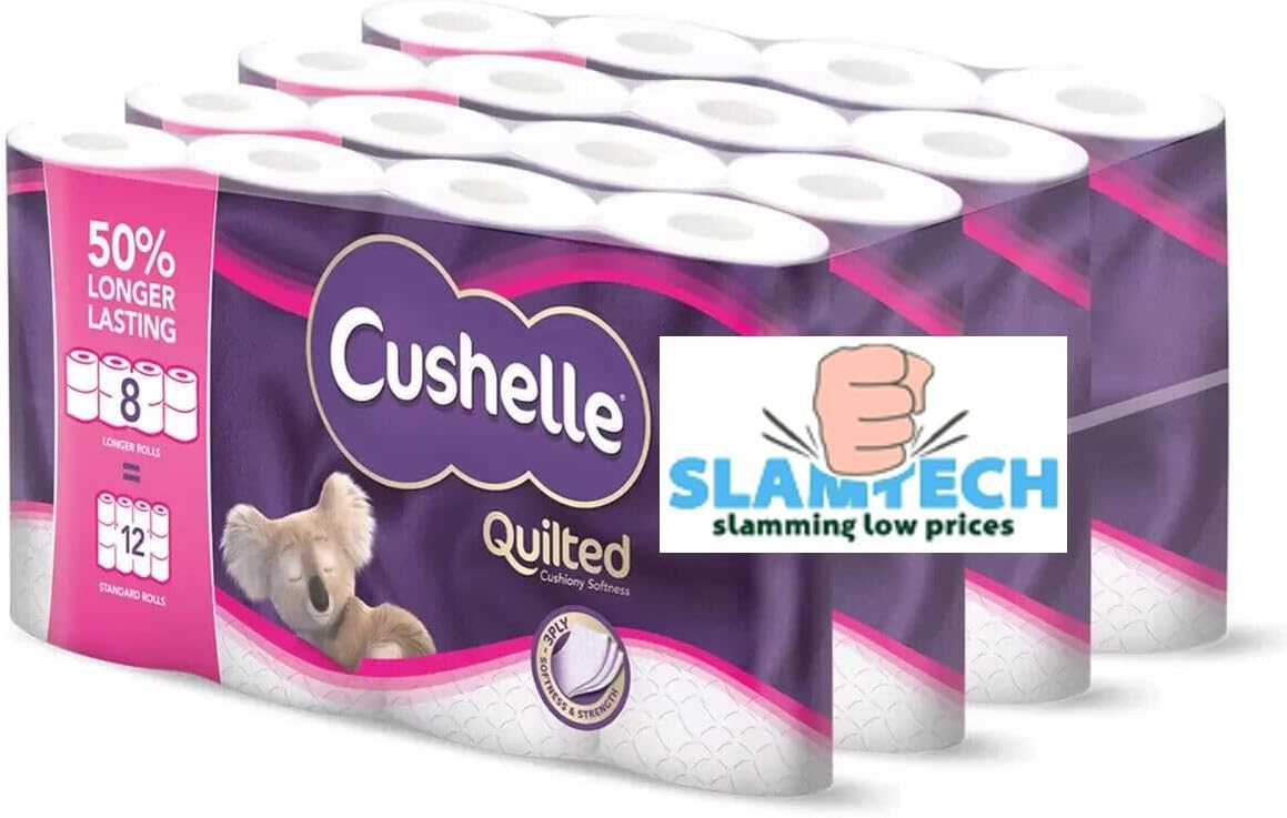 Cushelle XXL 32 Rolls of Toilet Paper (Pack of 32 Rolls) Amazon.co.uk