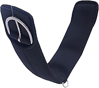 Vista 5 de Majestic Ally Hebillas de neopreno de acero inoxidable para cincha recta, color negro, 22 pulgadas, 26 pulgadas, 30 pulgadas y 34 pulgadas