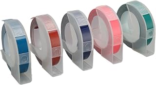 3D Printing Label Tapes, Oil Resistant Replacement 9mm Width 5 Pieces Printing Tape for 1535 1575 for 12813 12814