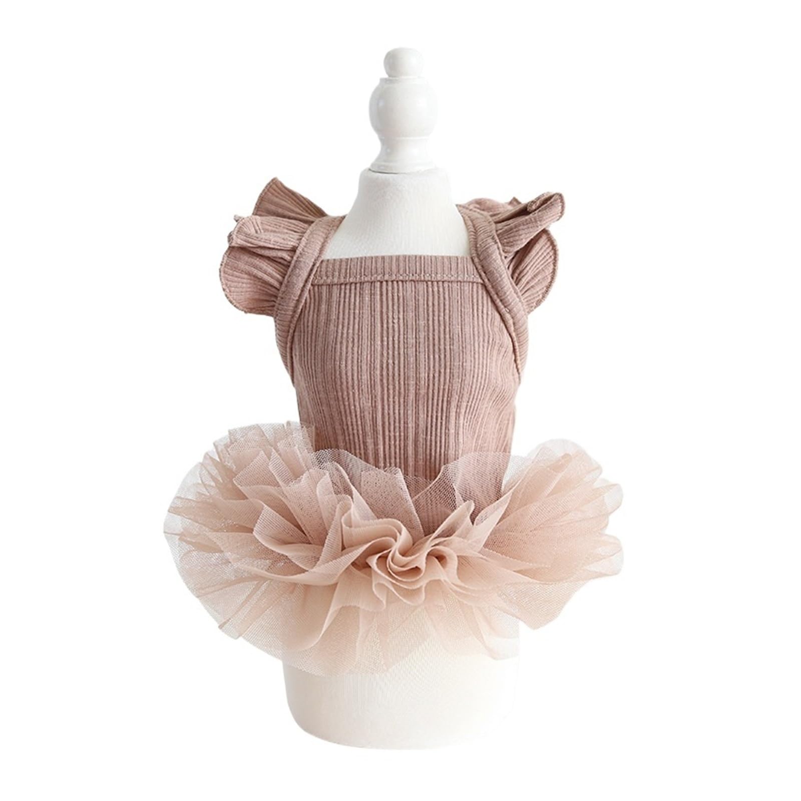 Jupe bouffante pour chien et chat robe en maille de printemps pour chiot