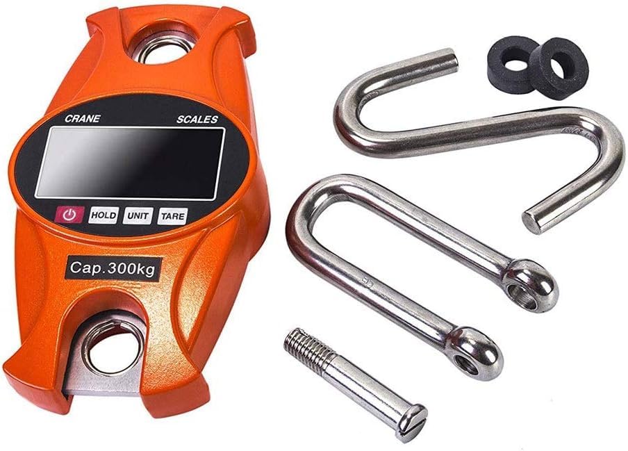 Portable Luggage Scale, 300kg Hooking Scale, Portable Aluminum Shell Electronic Scale and Mini Hanging Scale Hook Industry Scale