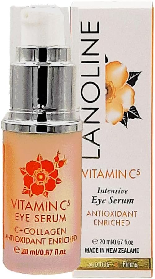 LanolineNew Zealand Vitamin C5 Antiaging Intensive Eye Contour Serum Antioxidant Enriched