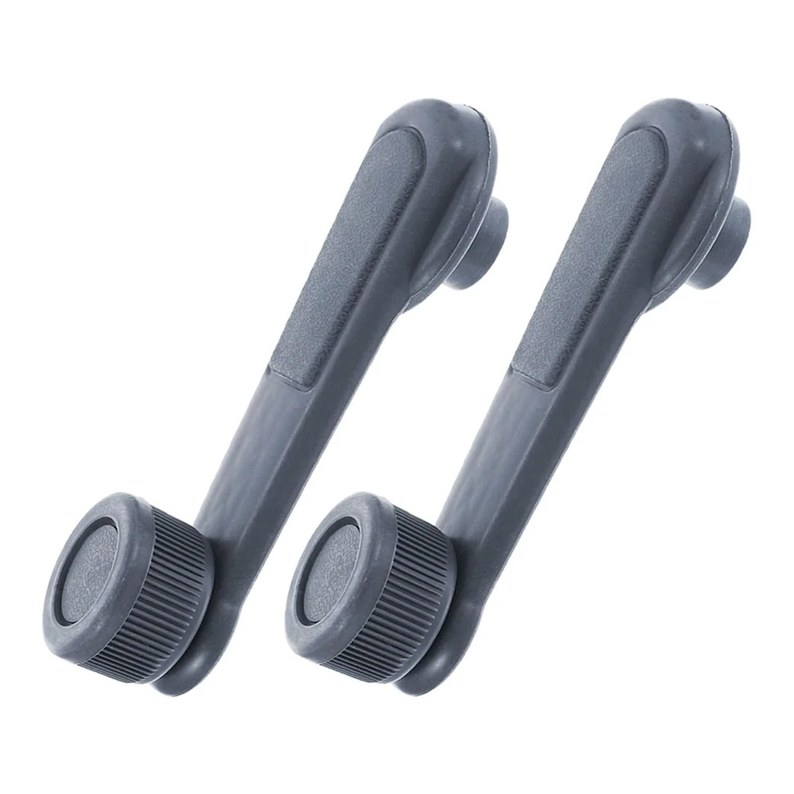 SAMWDK Glass Lifter 2piece Window Crank Handle Replacement Door Lift Car Interior Accessories Riser Knob Car Window Regulator