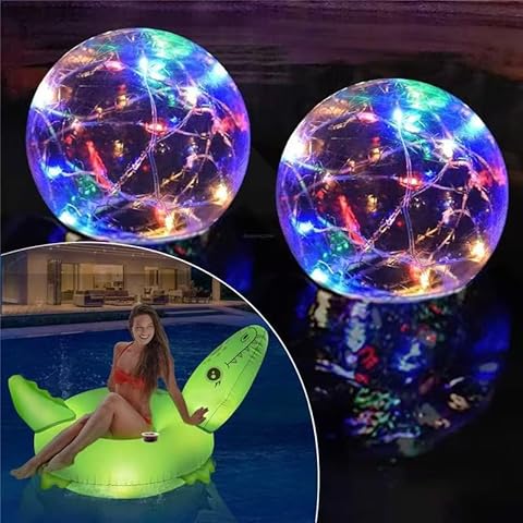 Ciavca Solar Pool Lights/Alligator Pool Floats Cover