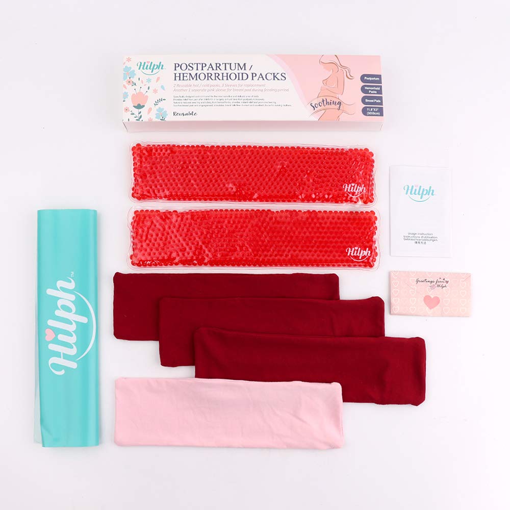 Hilph®Perineal Ice Packs for Postpartum & Hemorrhoid Pain Relief, 2