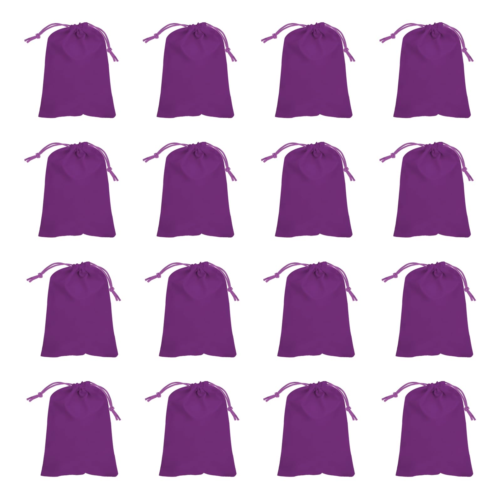 PATIKIL 30 Pcs Sacs à cordon en velours 10 x 8 pouces Sac à bonbons Violet
