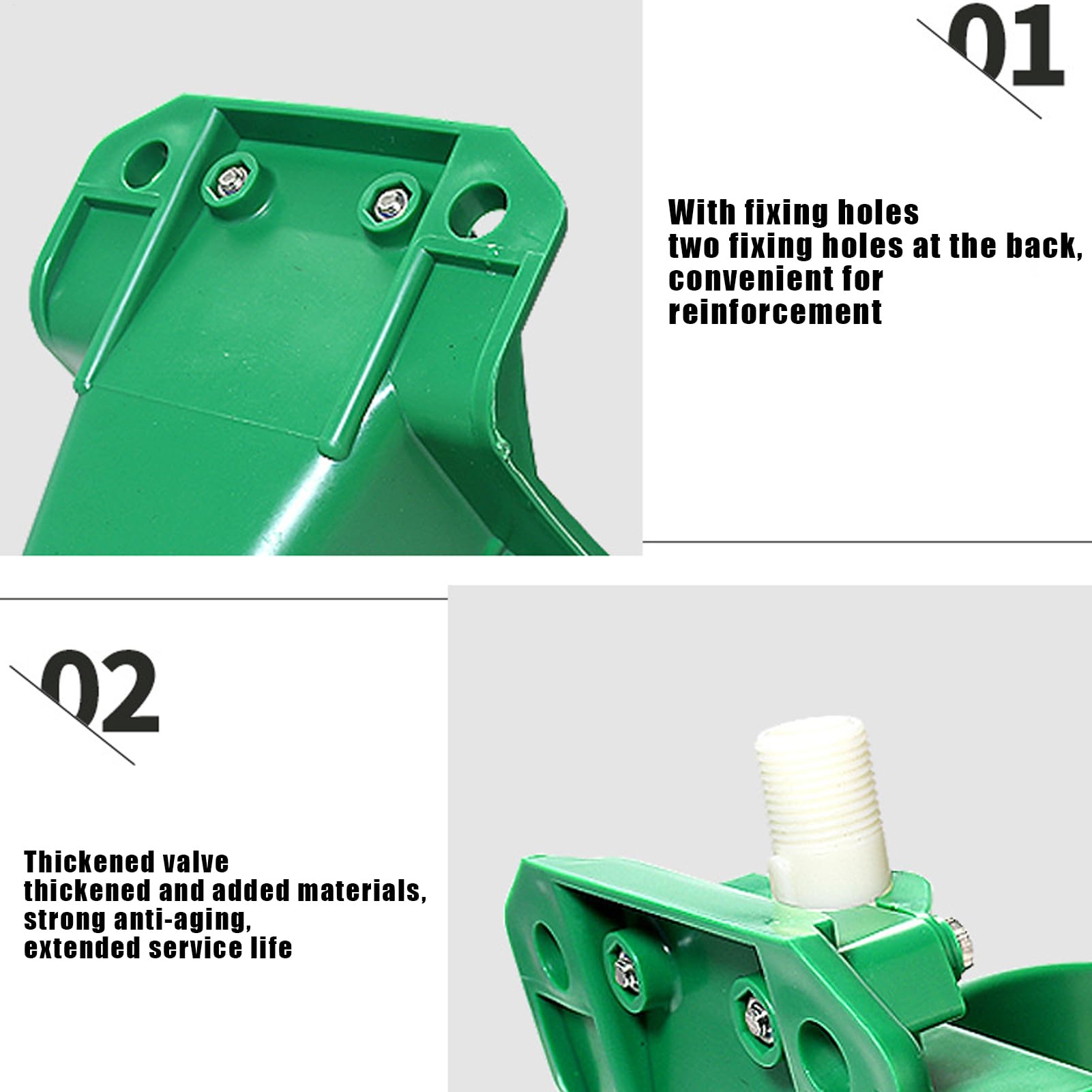 Abreuvoir Automatique pour Chien, 500 ML, mangeoire pour Chevaux, bétail, Distributeur d'eau pour Moutons, chèvres, bétail et Chiens