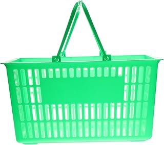 KICHOUSE Shopping Basket Small Baskets Cosmetic Organizer Dresser Basket Shower Basket Hollow Basket Storage Container Sundries Basket Desktop Baskets Plastic Storage Box Large