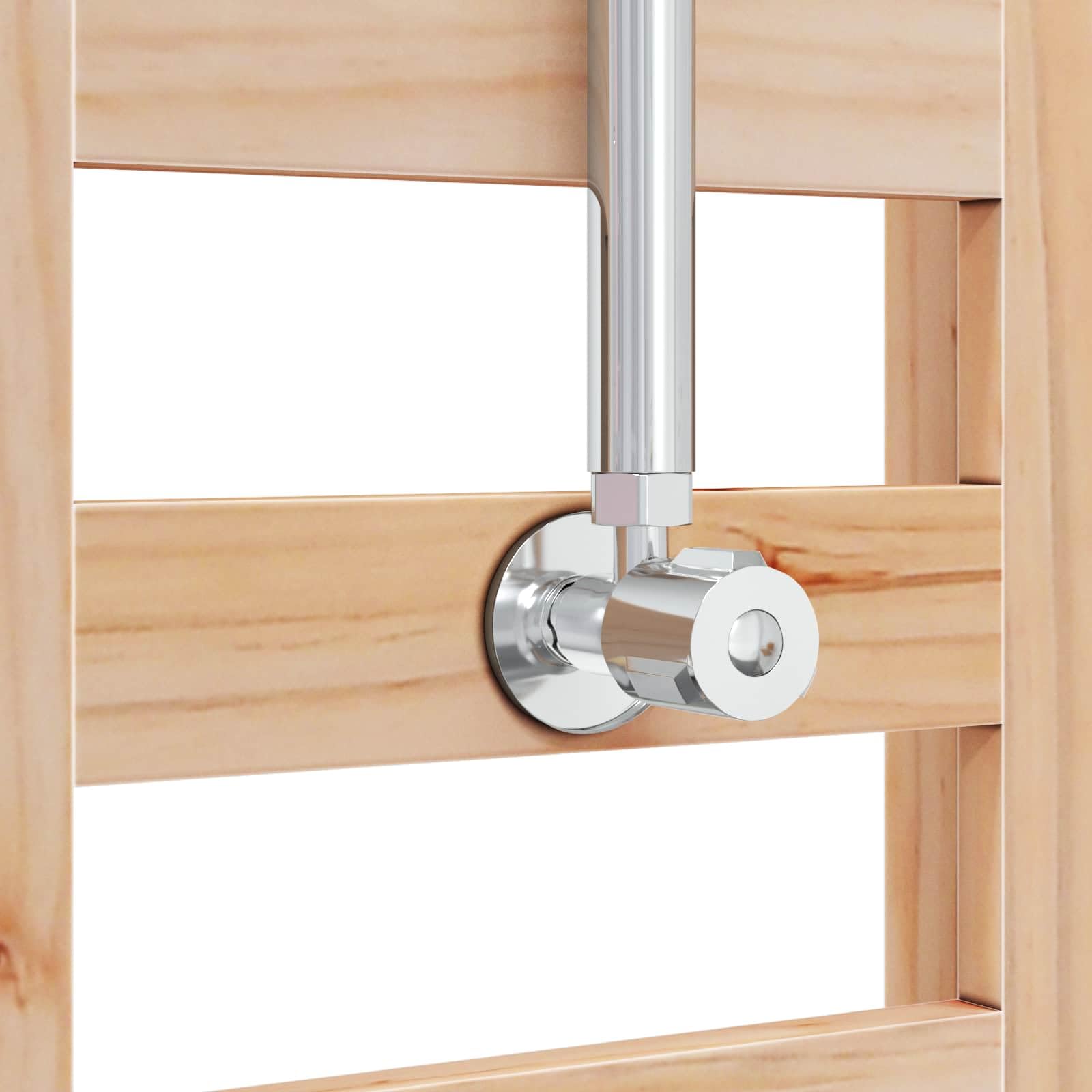 vidaXL Ducha Exterior 223 cm Madera Maciza de Pino y Acero Inoxidable
