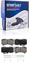 Vista 142 de Detroit Axle - Pastillas de freno para Dodge Dart 2013-2016 2014 2015 pastillas de freno de cerámica con reemplazo delantero y trasero de hardware