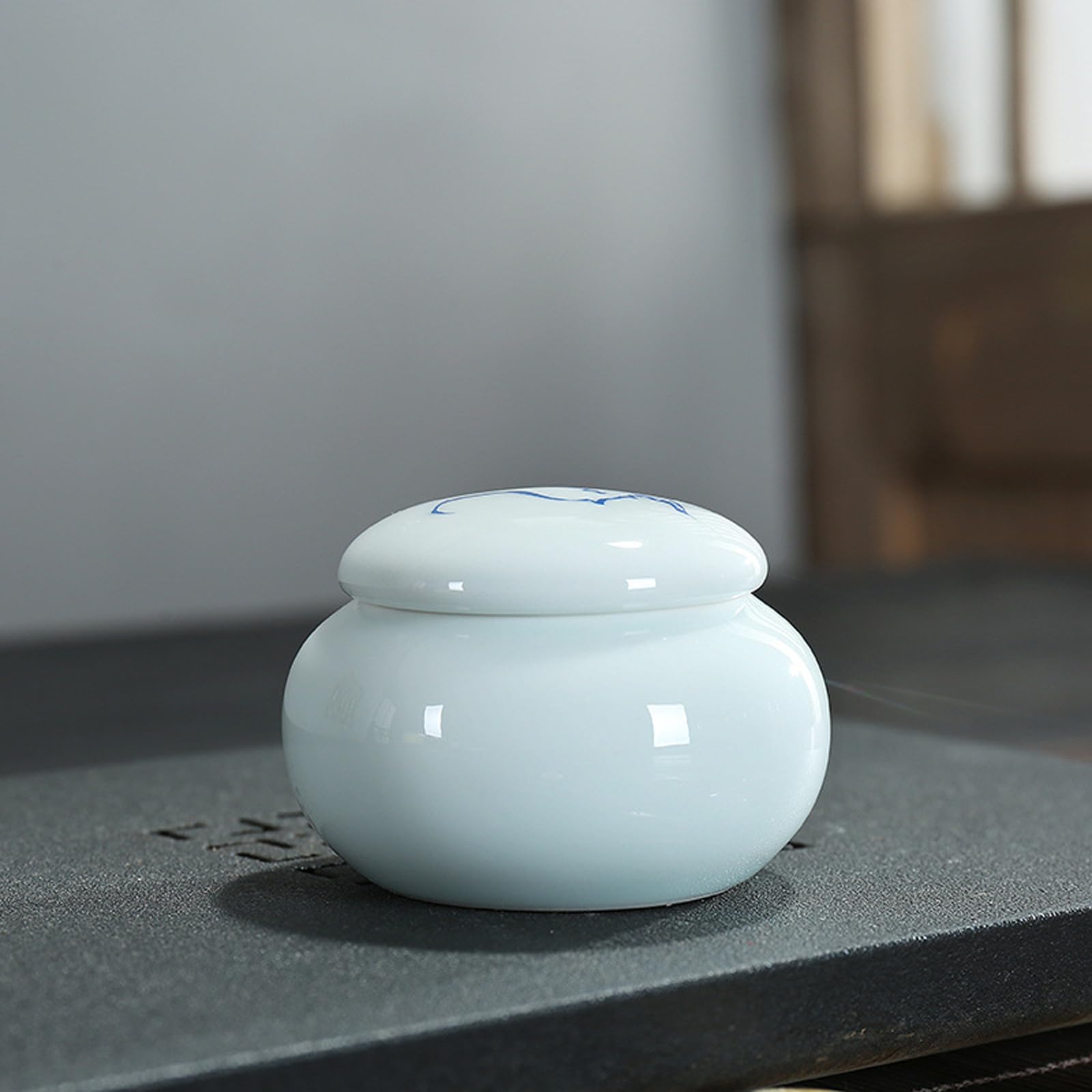 urna per Animali Domestici, Mini urna in Ceramica con Disegno dello Zodiaco Cinese for Il ricordo delle Ceneri umane