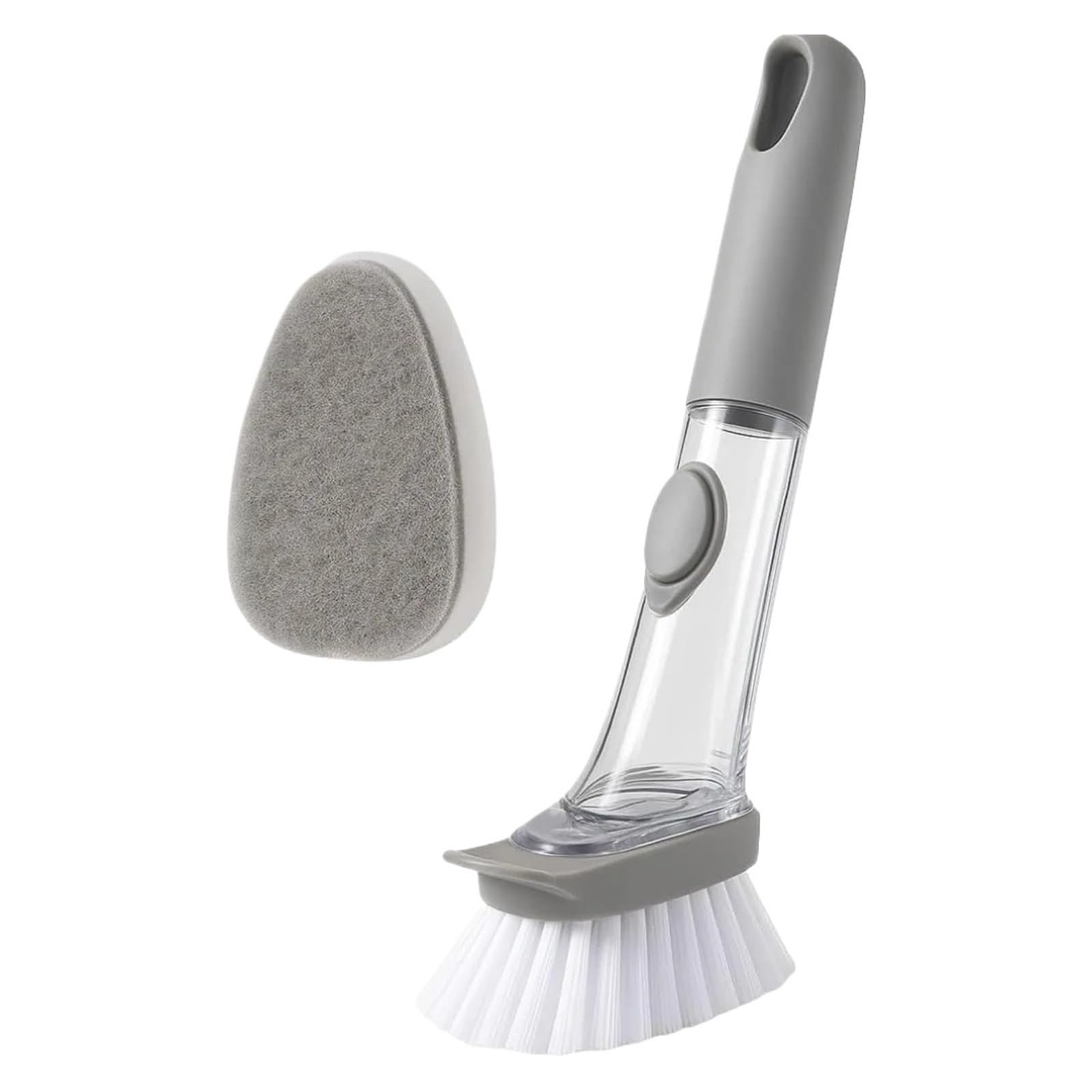 WZPTLKIBAD 3Pcs Dishwashing Brush with Detergent Dispenser