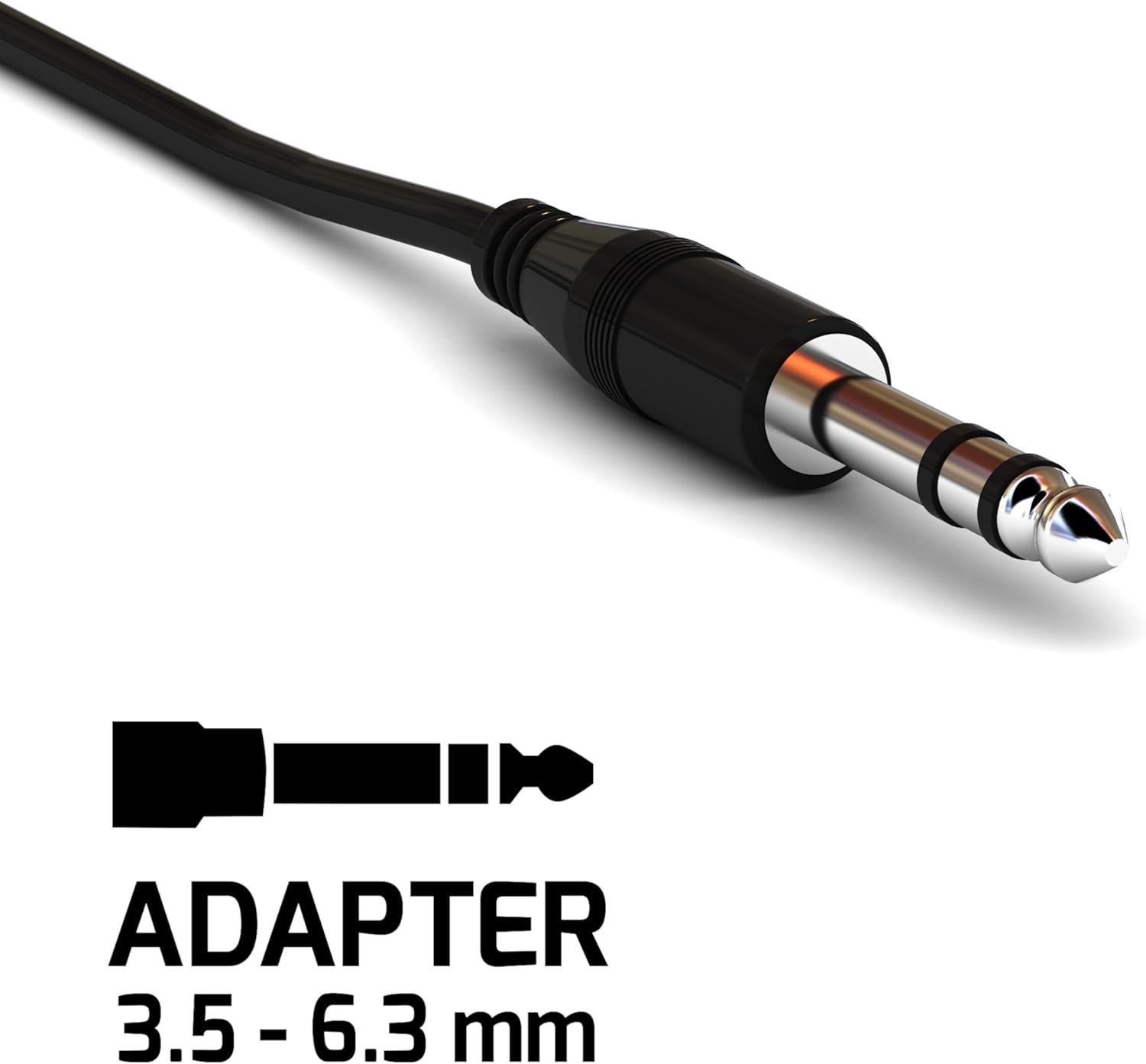 6.3mm to 3.5mm Audio Adapter