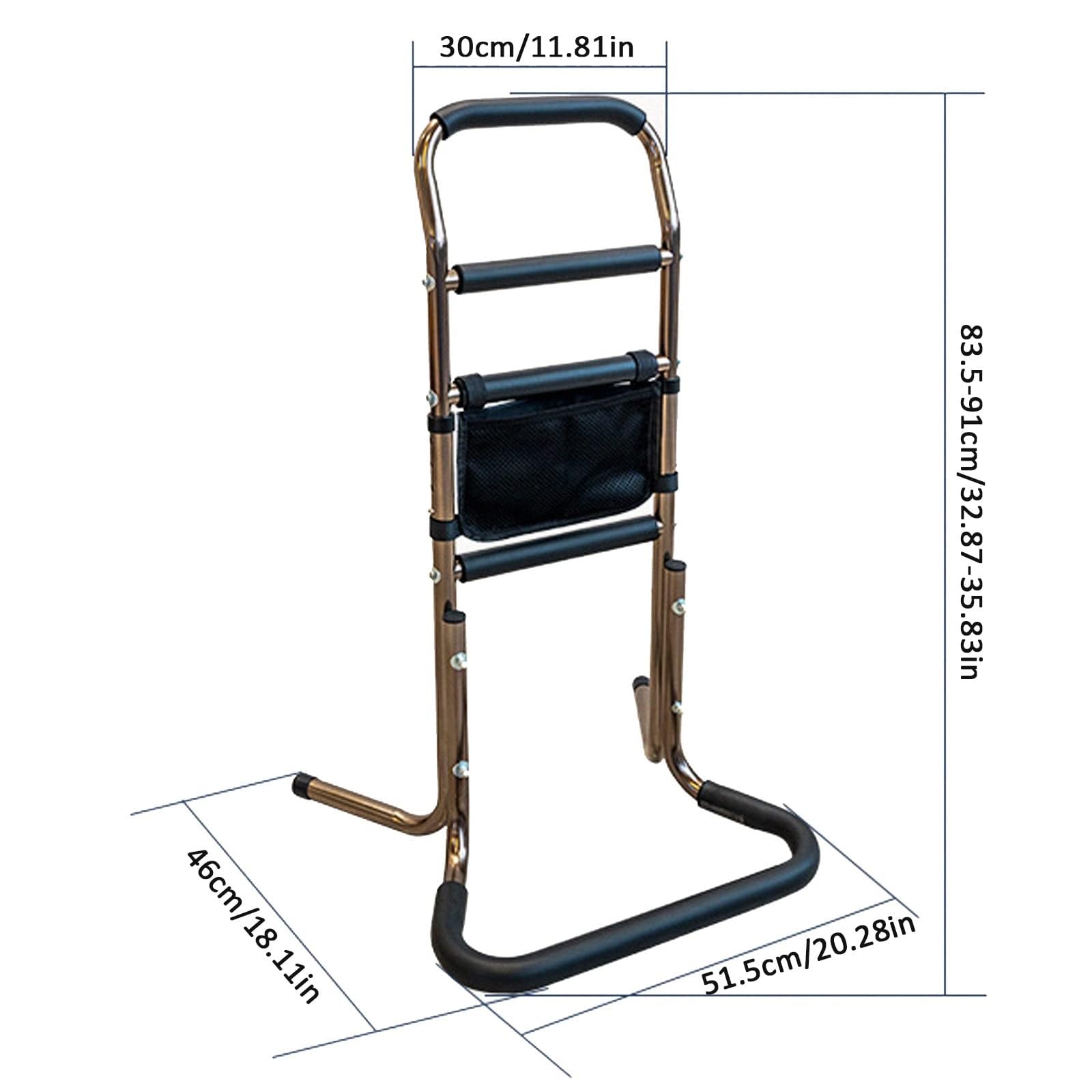 Barandillas de cama fáciles de levantar Silla de ayuda para levantarse Silla de ayuda para levantarse para pacientes mayores Ayuda para la movilidad y la vida diaria Dispositivos elevadores de sill
