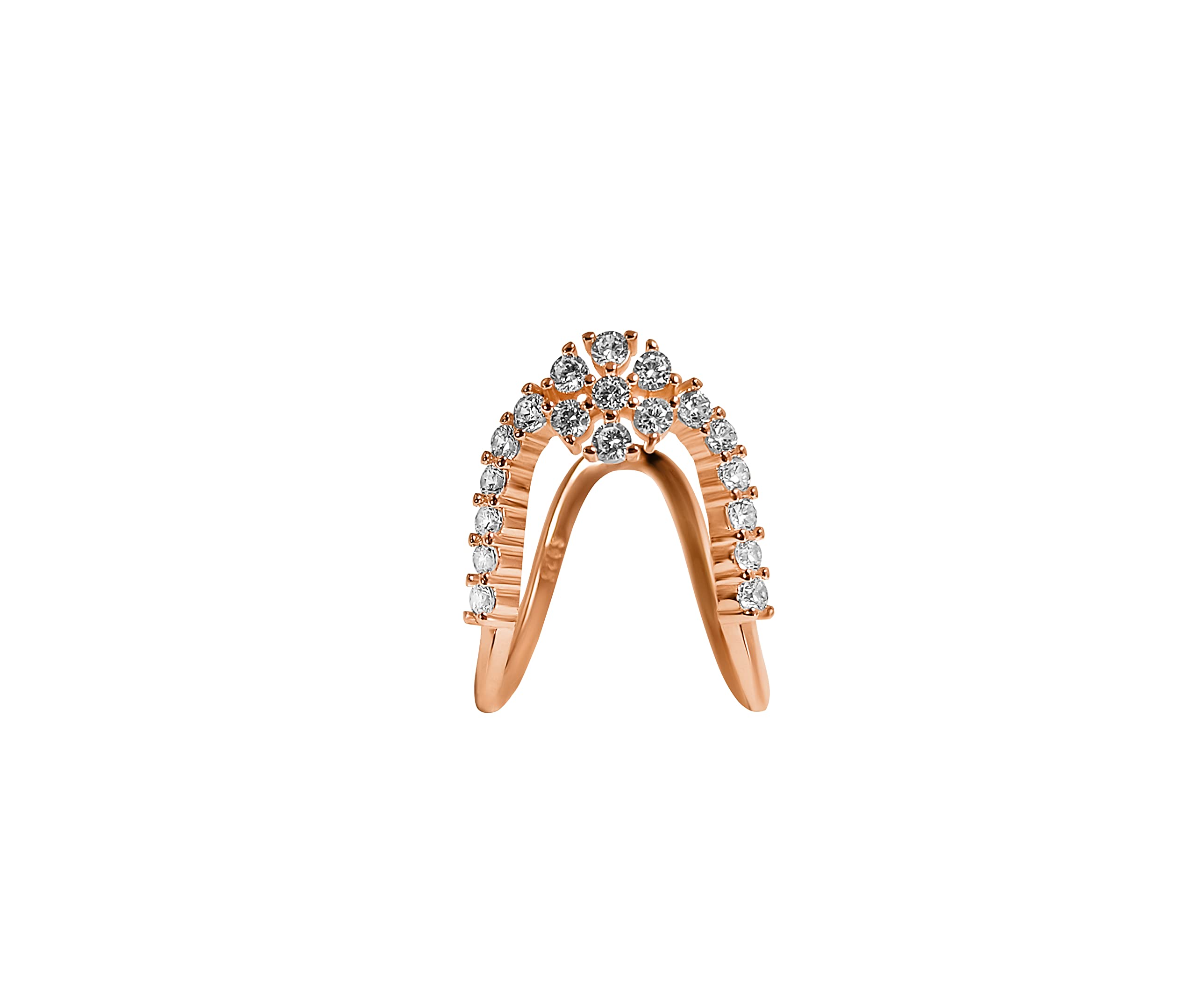 INARI SHINES 925 Sterling Silver Rose Gold Queens Choice Ring with AAA+ Zirconia |Adjustable Ring | Gift for Women and Girls | With Certificate of Authenticity and 925 Stamp (B0B5WZNKX3) Amazon Price History, Amazon Price Tracker
