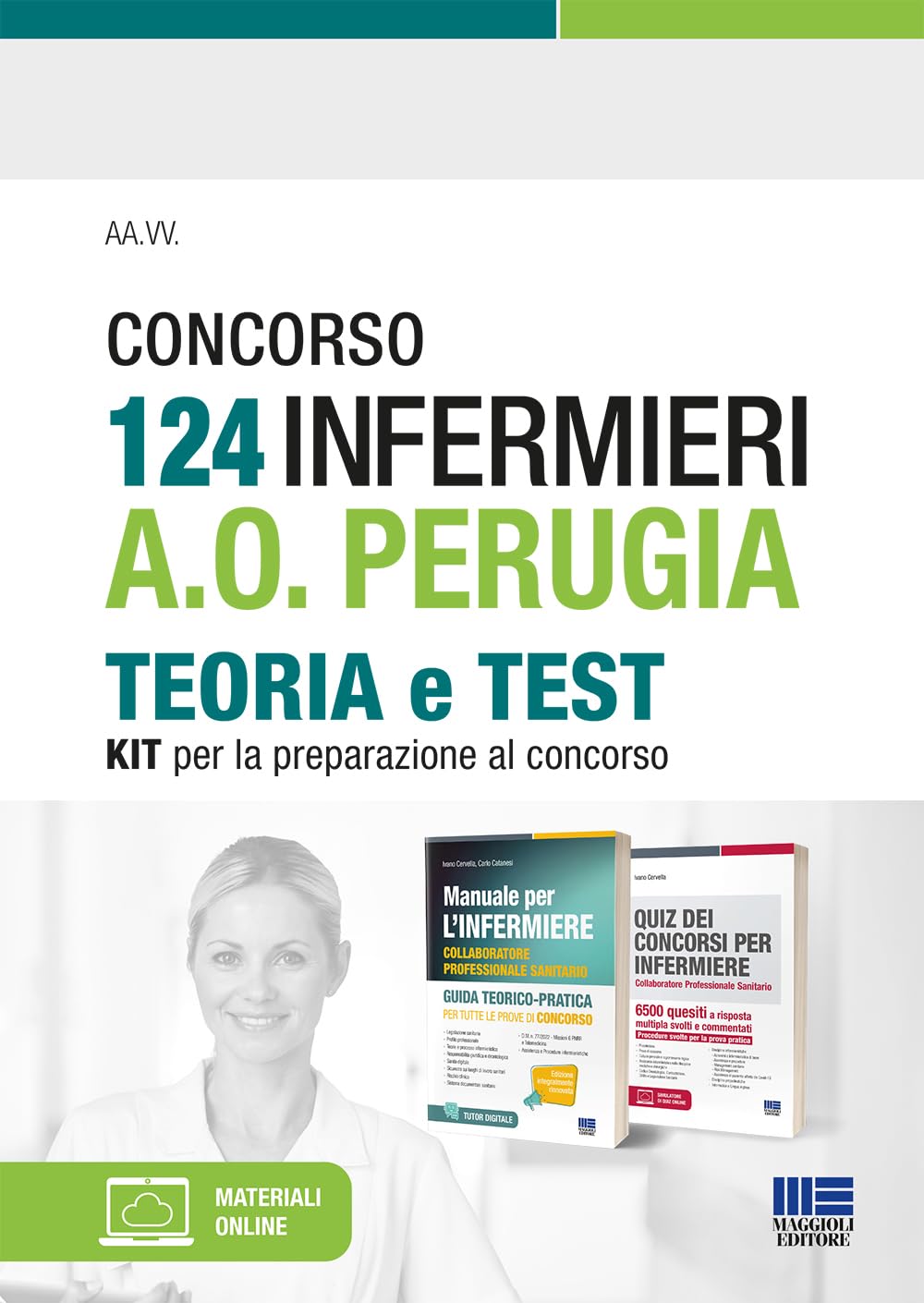 Concorso 124 Infermieri A.O. Perugia. Kit per la preparazione al concorso. Con espansione online