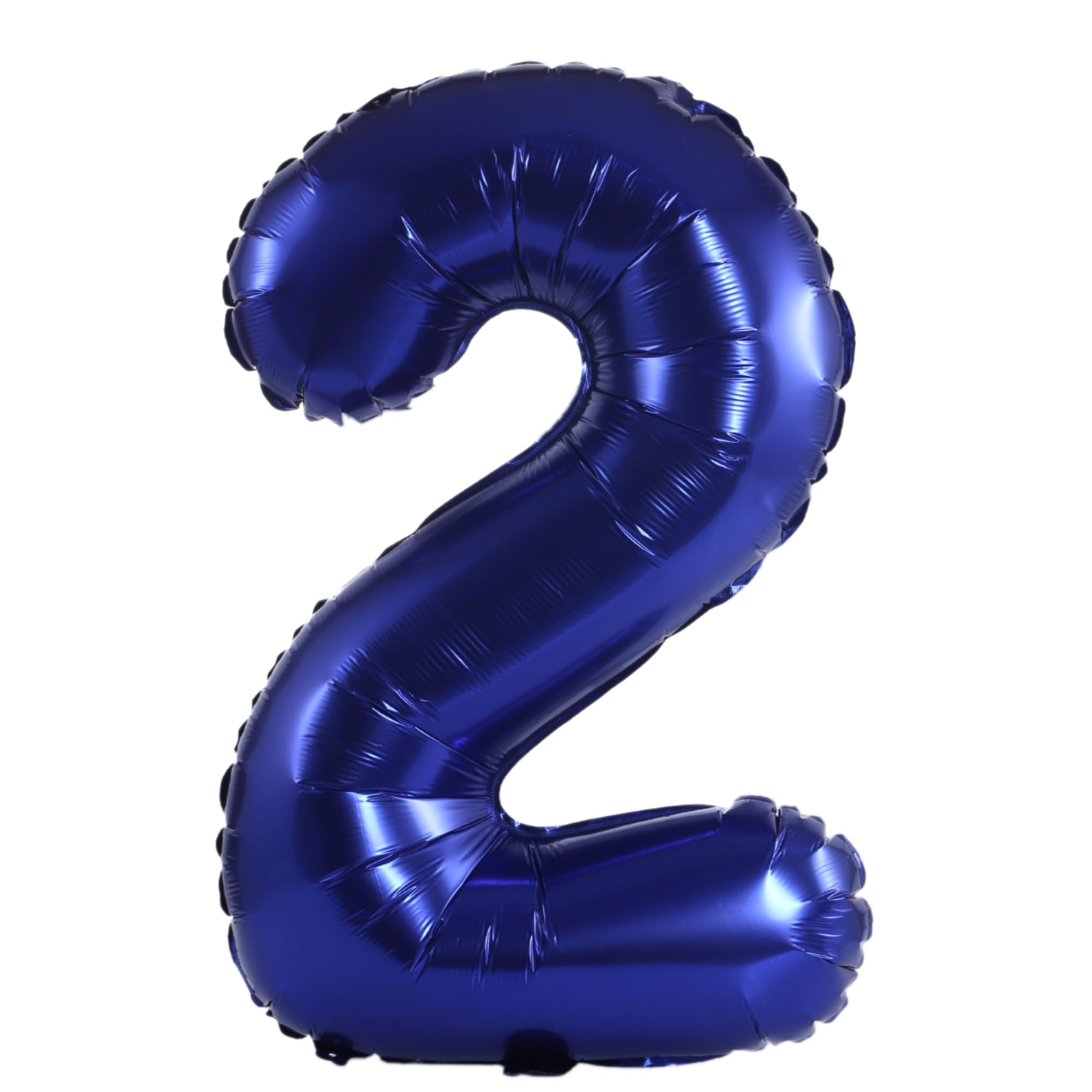 YPSelected 32 Inch Large Foil Helium Number Balloon Birthday Wedding Party 0-9 (Navy Blue, 2)