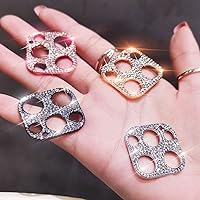 Vista 6 de Omio [Paquete de 2] para iPhone 12 Pro Max cubierta protectora de lente de cámara 3D Bling Diamond Lens Cover Glitter Diamond Lens Protector
