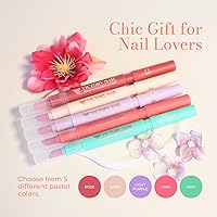 Vista 7 de Empujador de cutícula de cerámica de encendido/apagado para cutículas (marfil)