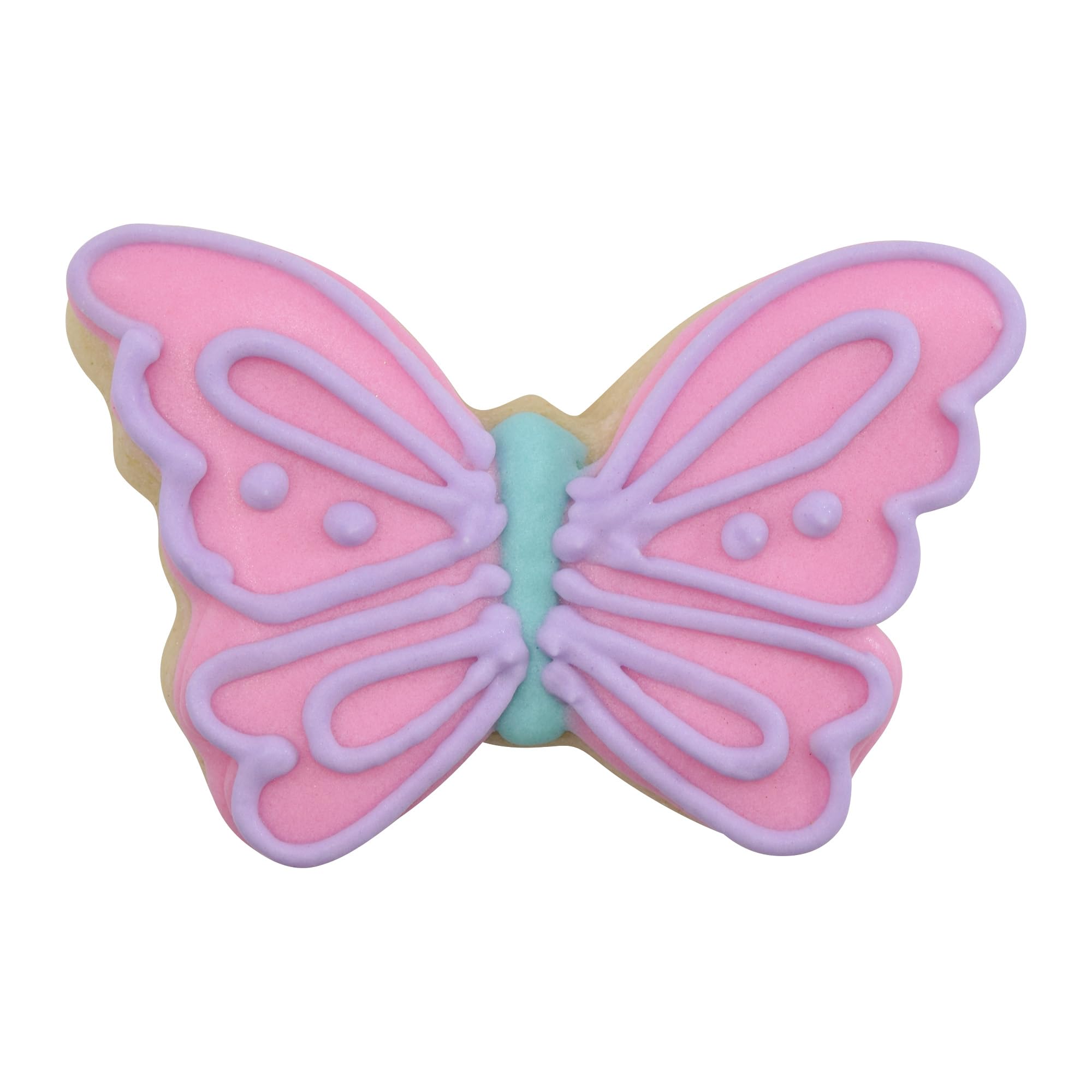 R&M - Cortador de galletas con forma de mariposa en acero estañado duradero y económico