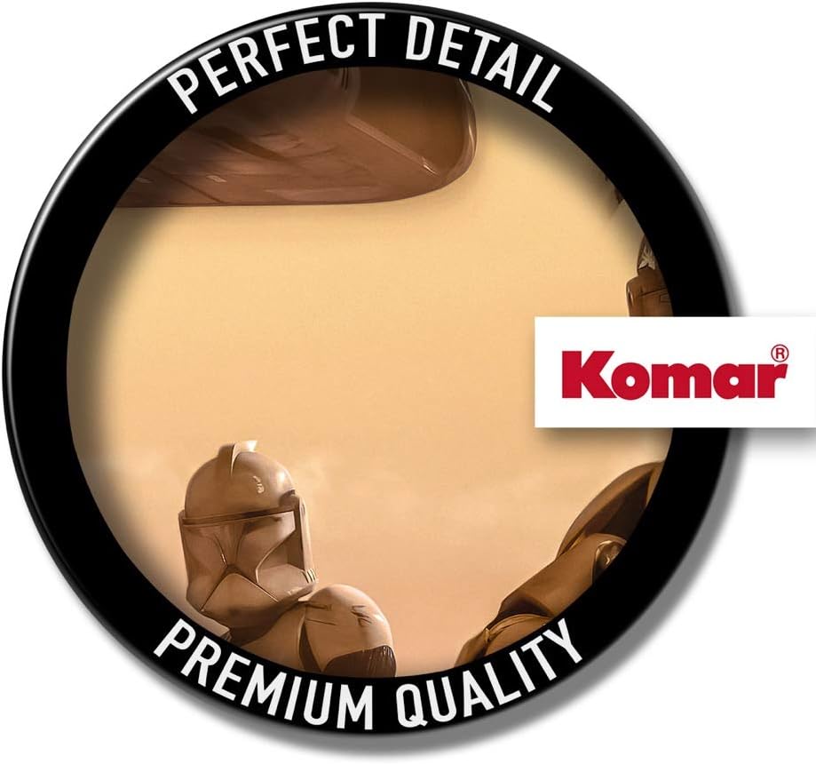 Komar Star Wars Classic Clone Trooper | Size: 400 x 260 cm (Width x Height), Width 50 cm | Wallpaper, Mural Decoration, Wall Plaque, Children's Room | DX8-040 Non-Woven Photo Wallpaper, Yellow, Brown