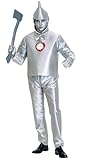 Men&apos;s Wizard Of Oz Tin Man Costume&comma; Silver Metallic