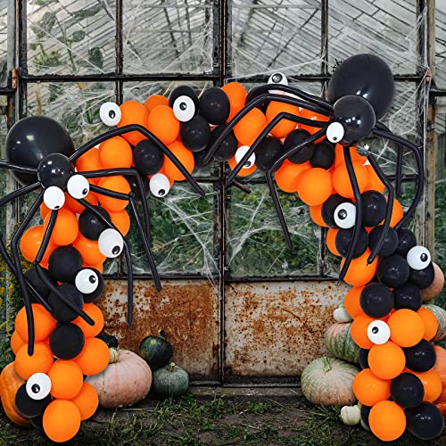 Image of Orange Balloons 110Pcs, 5 Inch Small Latex Party Balloons, Mini Thick Orange Balloons for Birthday Wedding Baby Shower Decorations.