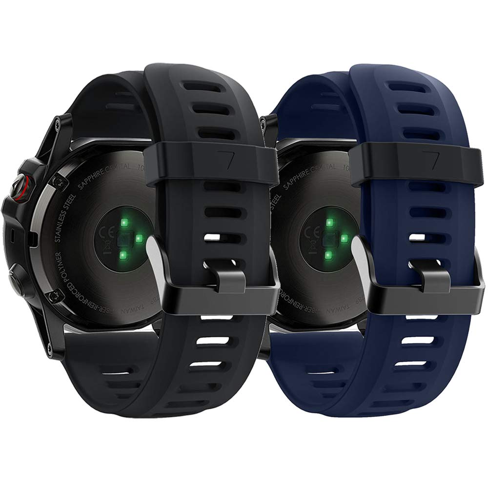 Band for Garmin Fenix 3, Soft Silicone Replacement Watch Band Strap for Garmin Fenix 3 / Fenix 3 HR Smart Watch (No Tracker)