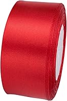 Vista 9 de Atrbb Cinta de satén de 25 yardas, 1-1/2 pulgadas de ancho, perfecta para bodas, lazos hechos a mano y envoltura de regalos, rosa