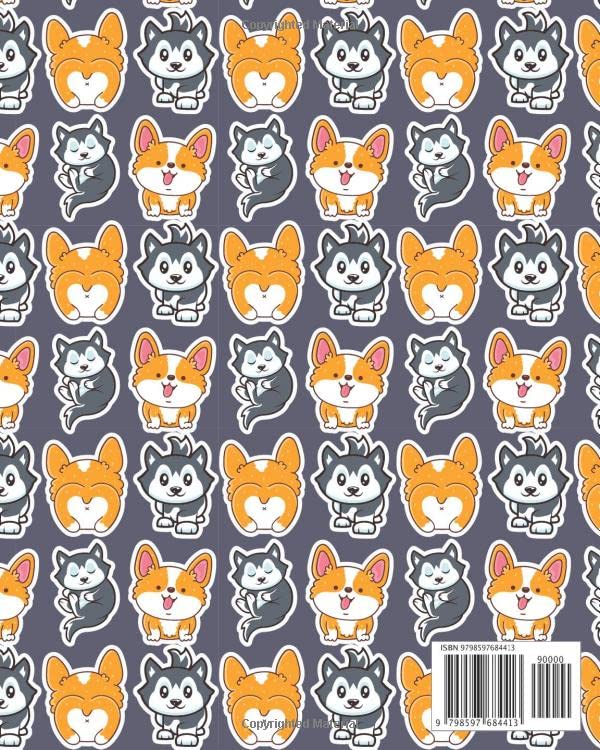 BLANK STICKER BOOK: A Blank Permanent Sticker Book For Kids | Cute Dog Theme Cover (Activity Book For Kids Ages 4-8 Years Old) image 3