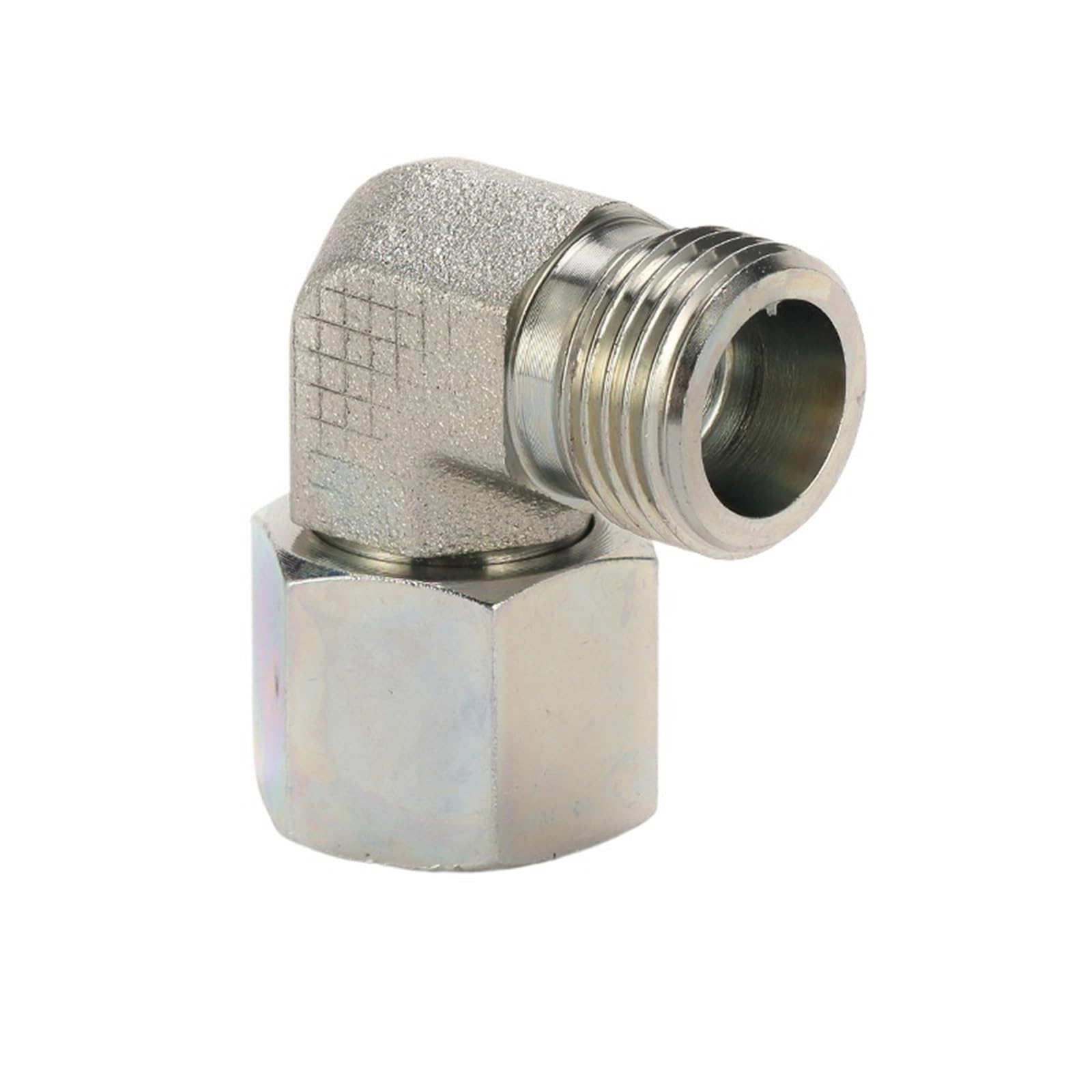 Tube réducteur coudé 90° 2C9-12W avec écrou tournant pour raccordement hydraulique fiable, 100PCS