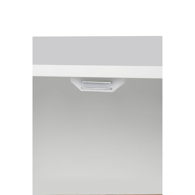 Foto 7 de 8 de Relaxdays Armario para Gatos con Cerradura, Divisor y Entrada Lateral, HBT 46x78.5x44.5 cm, Blanco