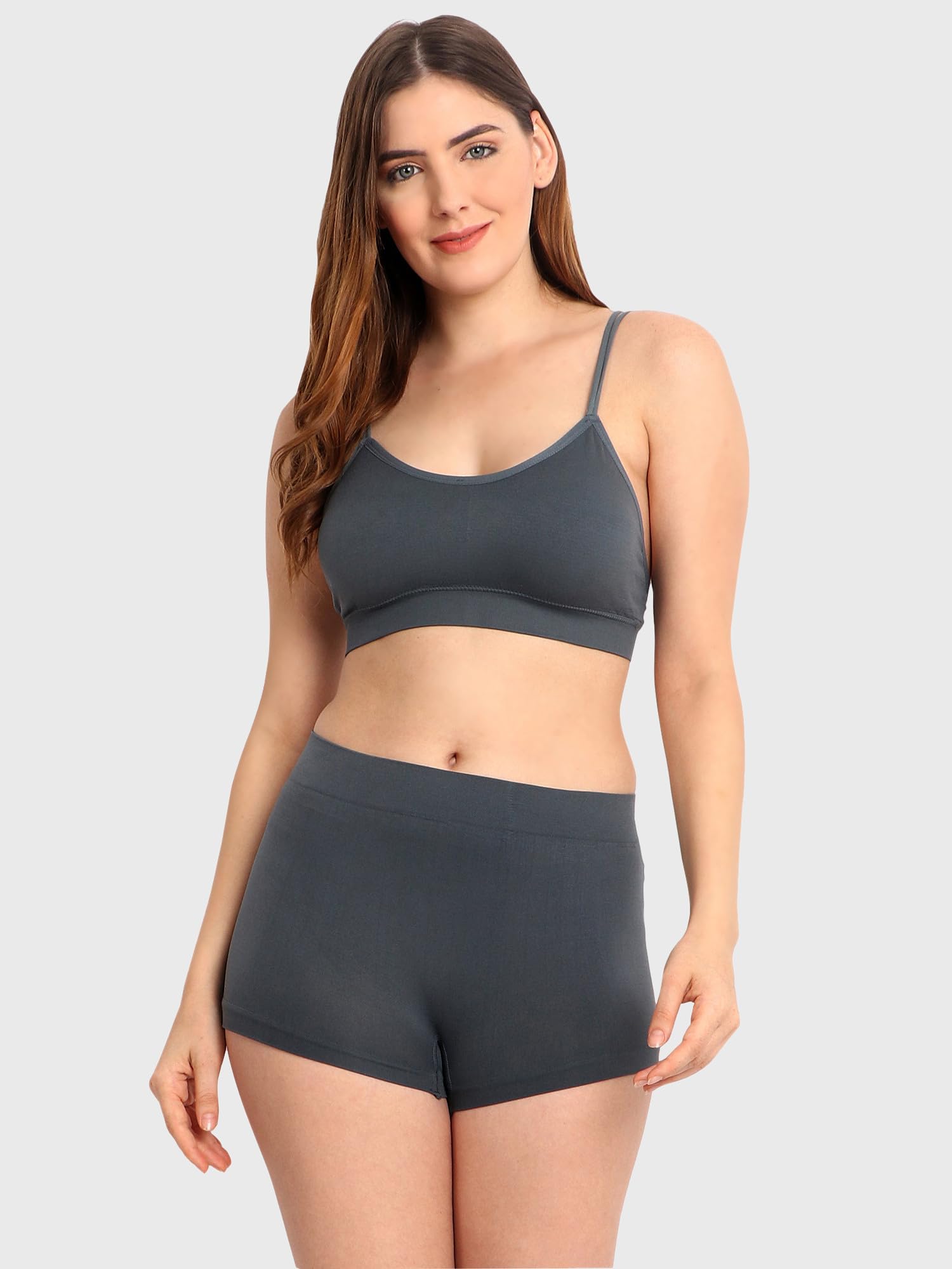 Women's Nylon Solid Padded Bra and Panty Set | Comfortable Innerwear for Women (Pack of 1)-image-47
